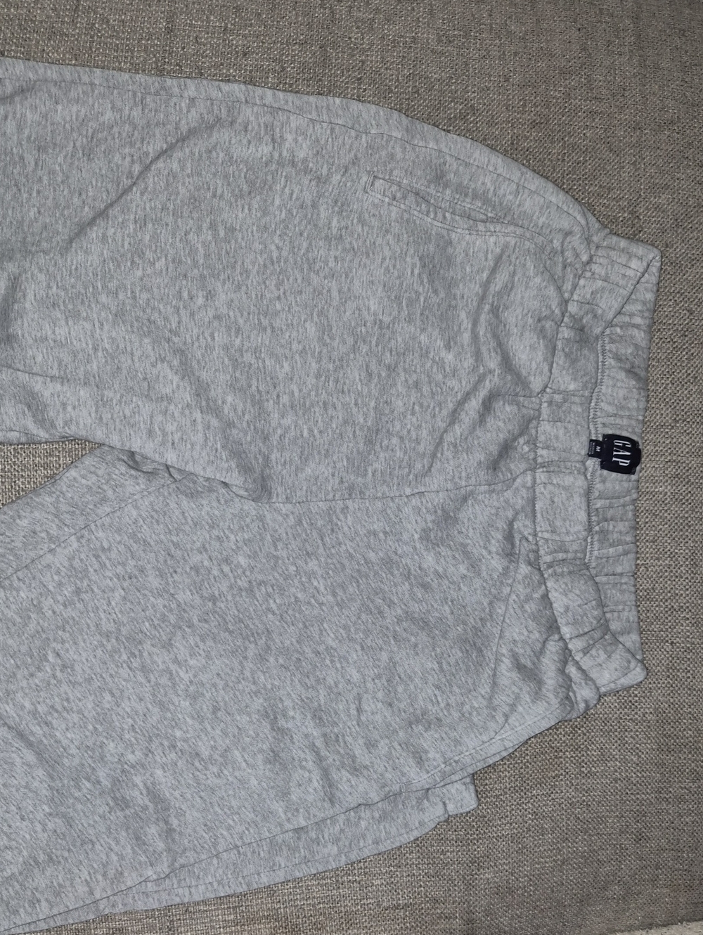 GAP Heather Gray Joggers - Soft Elastic Waist Sweatpants
